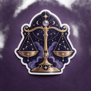 Libra Balance Sticker