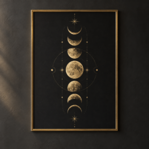 Moon Phases Poster